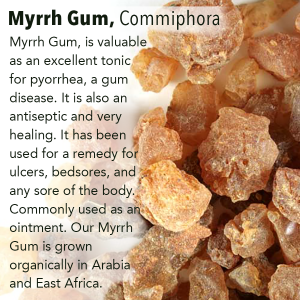 Myrrh Gum, Commiphora
